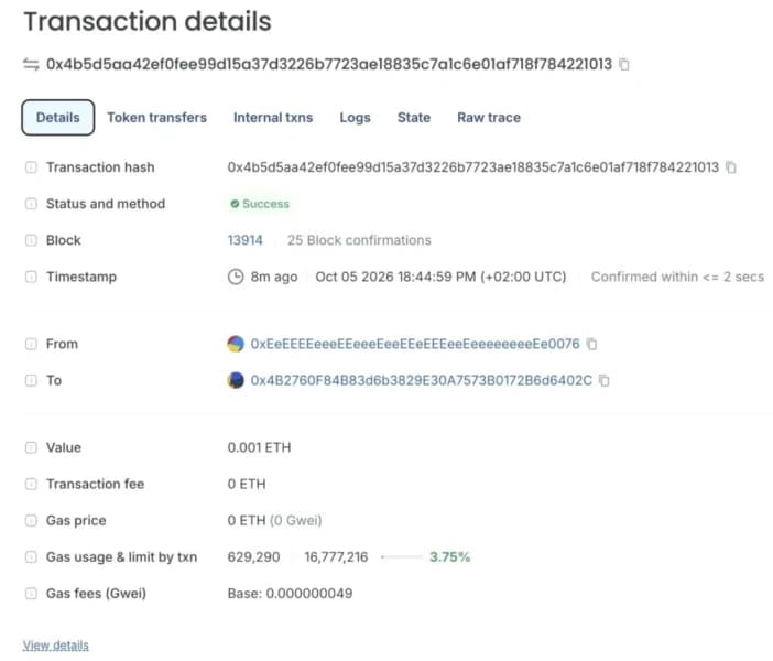 Ethereum Executes First Atomic L1-to-L2 Transaction on Mainnet