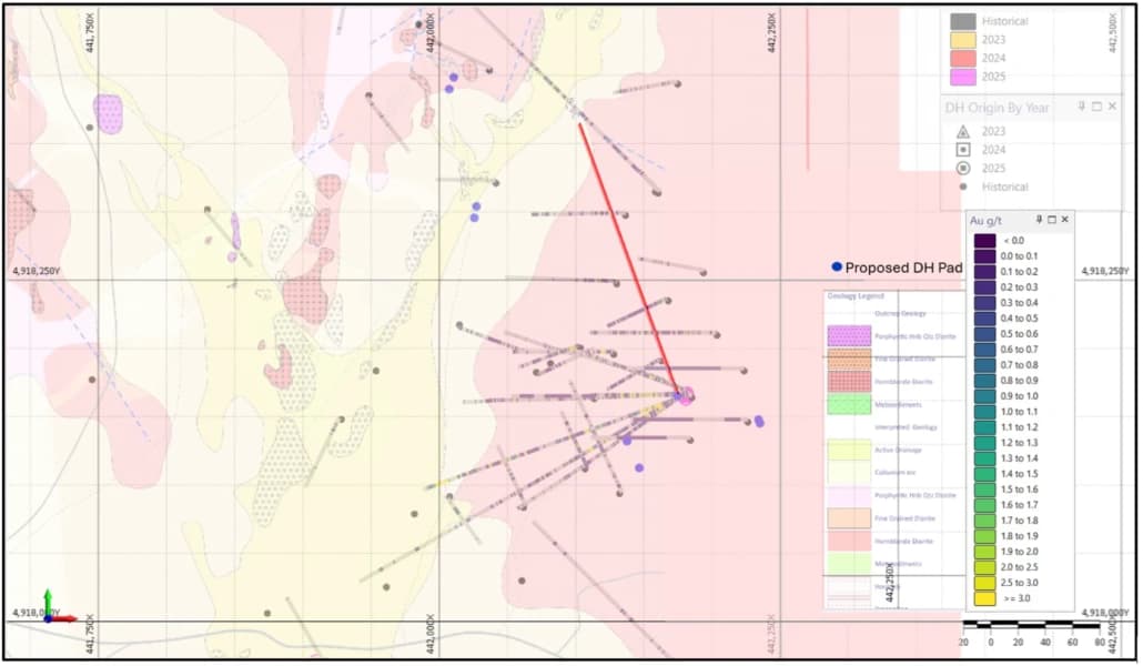 Provenance Gold Provides an Update on the First Two Core Holes at Eldorado West, Encountering Numerous Zones of Mineralization and Associated Alter…
