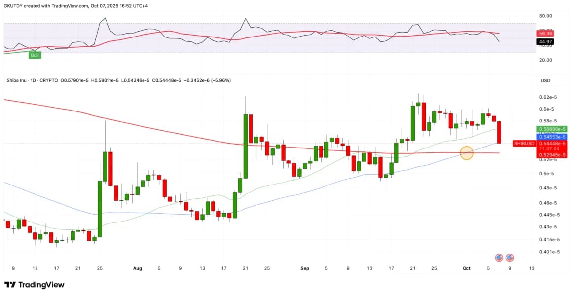 Shiba Inu (SHIB) Rare 'Golden Cross' Breakout Meets Immediate Reality Check