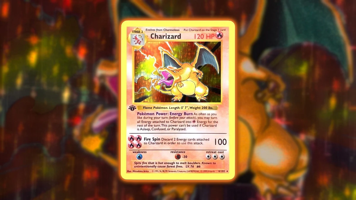 Charizard Pok�mon Card Sells for Record-Breaking $1.385 Million
